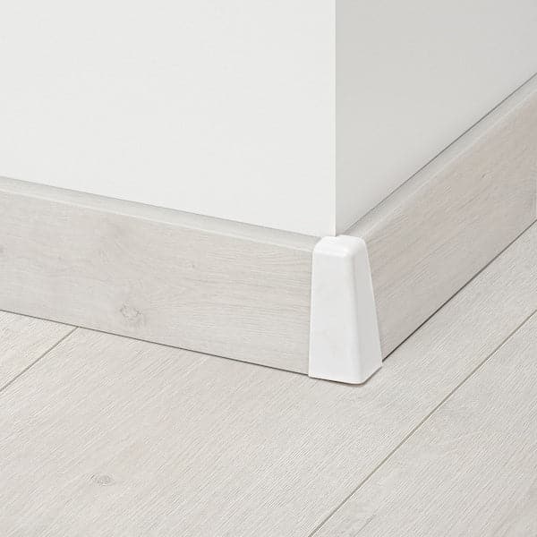 Ikea TORV Outer corner for skirting boards - white ,