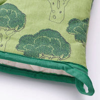 TORVFLY - Oven glove, patterned/green - best price from Maltashopper.com 40493062