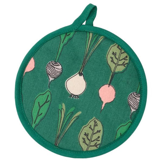 TORVFLY - Pot holder, patterned/dark green - best price from Maltashopper.com 90493050
