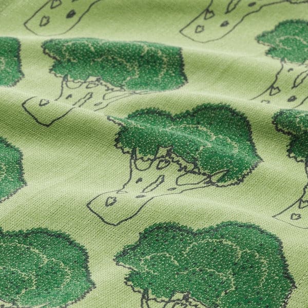 Ikea TORVFLY - Tea towel, patterned/green, 30x40 cm