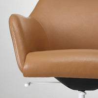 TOSSBERG / LÅNGFJÄLL - Meeting chair, Grann light brown/white , - best price from Maltashopper.com 09513091
