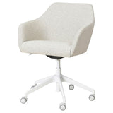 TOSSBERG / LÅNGFJÄLL conference chair, Gunnared beige/white, 68 cm