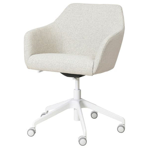 TOSSBERG / LÅNGFJÄLL - Meeting chair, Gunnared beige/white ,