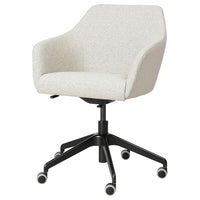 TOSSBERG / LÅNGFJÄLL conference chair, Gunnared beige/black, 68 cm