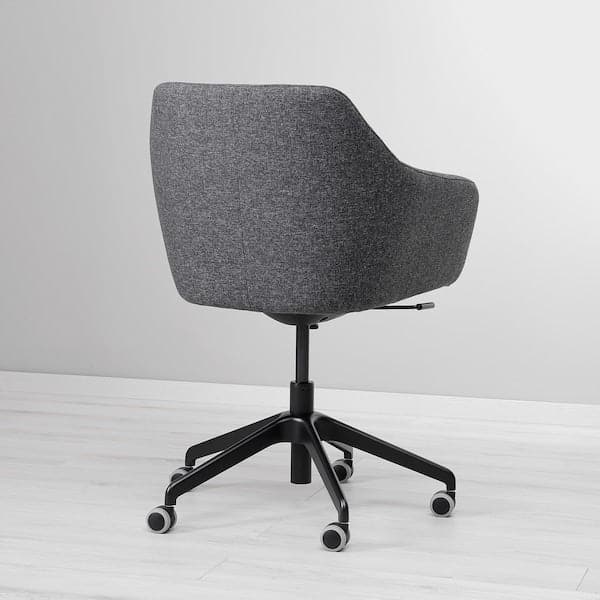TOSSBERG / LÅNGFJÄLL - Meeting chair, Gunnared dark grey/black , - best price from Maltashopper.com 19513123