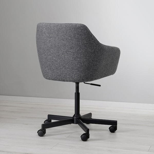TOSSBERG / MALSKÄR - Swivel chair, Gunnared dark grey/black , - best price from Maltashopper.com 49508238