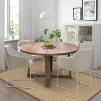 TOSSBERG - Chair, metal white/Gunnared beige , - best price from Maltashopper.com 80565274