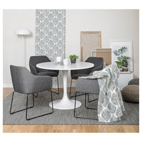 TOSSBERG Chair - black/grey metal , - best price from Maltashopper.com 90435324