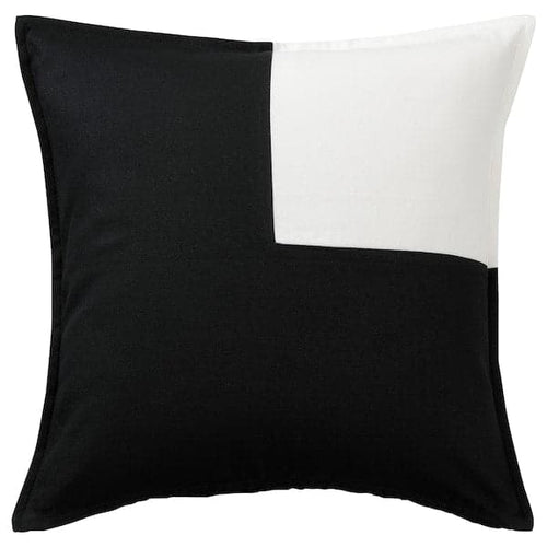 TOSSDAN - Cushion cover, white/black, , 50x50 cm