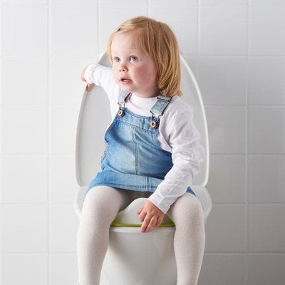 TOSSIG - Toilet seat, white/green - best price from Maltashopper.com 10272788