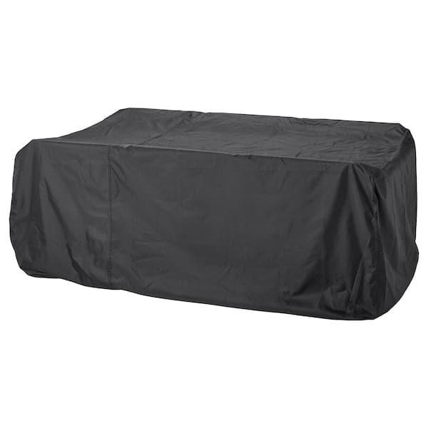 TOSTERÖ - Cover for furniture set, dining set/black, 215x135 cm - best price from Maltashopper.com 80292325