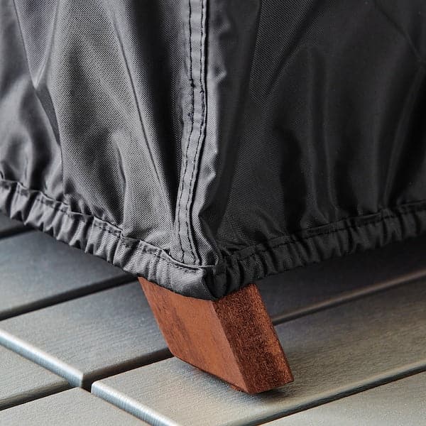 TOSTERÖ - Cover for furniture set, dining set/black, 145x145 cm - best price from Maltashopper.com 30292323