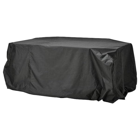 Ikea TOSTERÖ - Cover for outdoor furniture, sofa/black, 220x220 cm