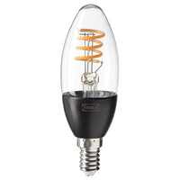 TRÅDFRI LED bulb E14 250 lumens - adjustable intensity wireless warm white/transparent candle , - best price from Maltashopper.com 30441380