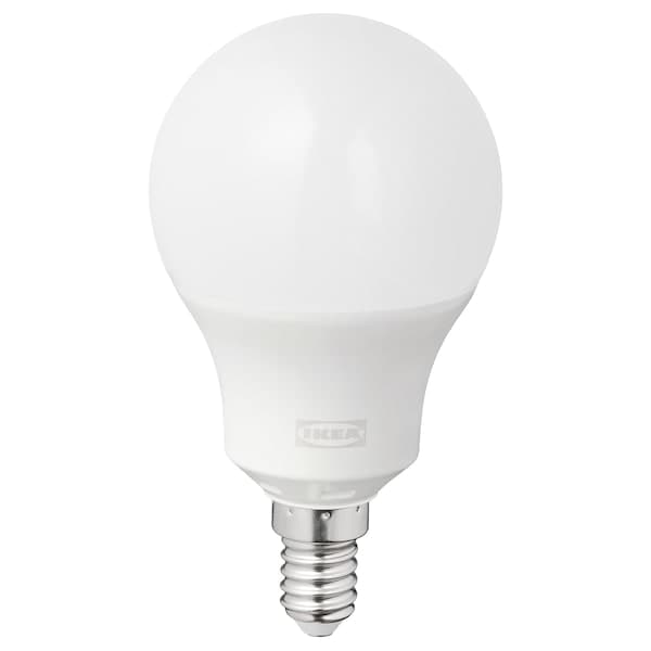 TRÅDFRI LED bulb E14 470 lumens - adjustable wireless intensity color and white spectrum/white globe opaline