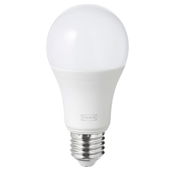 TRÅDFRI LED bulb E27 1055 lumens - adjustable intensity wireless spectrum white/globe white opaline