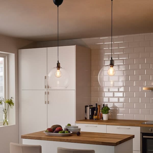 Ikea TRÅDFRI - E27 LED bulb 470 lumens, smart adjustable intensity wireless/warm white transparent/globe ,