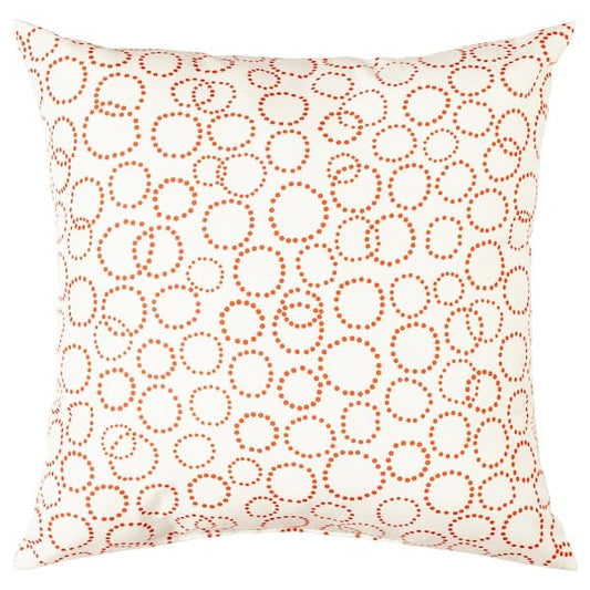 TRÄDASTER Pillow - white/orange 40x40 cm , 40x40 cm - best price from Maltashopper.com 10304893