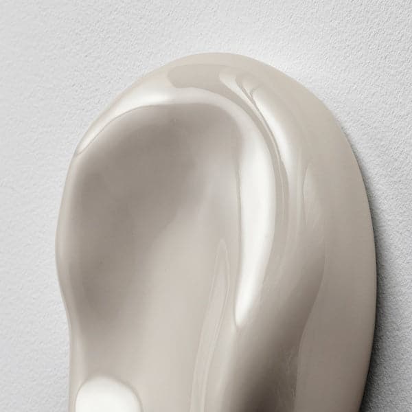 TRÄDGRÄNSEN - Wall decoration, set of 2, ceramic/stones beige - best price from Maltashopper.com 00537954