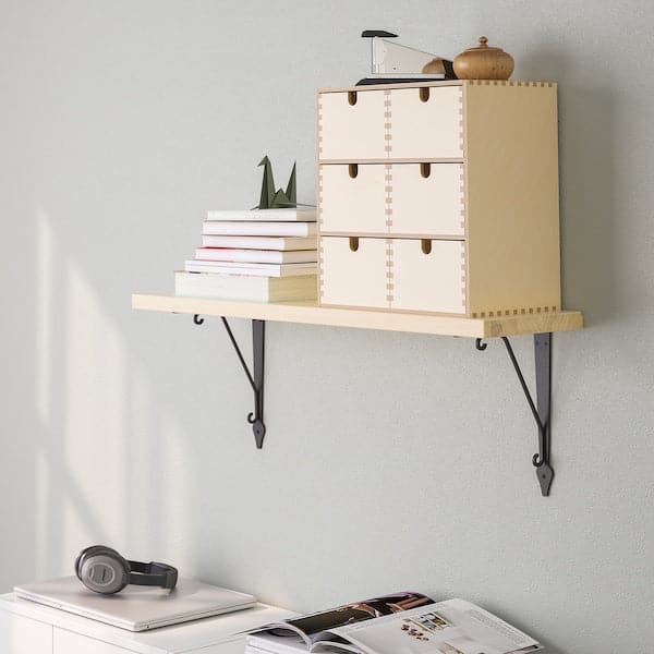 TRANHULT / KROKSHULT - Wall shelf, aspen, 80x20 cm - best price from Maltashopper.com 99336329