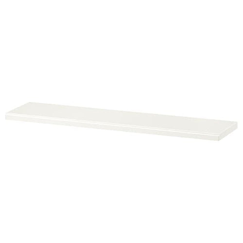 TRANHULT - Shelf, white stained aspen, 80x20 cm