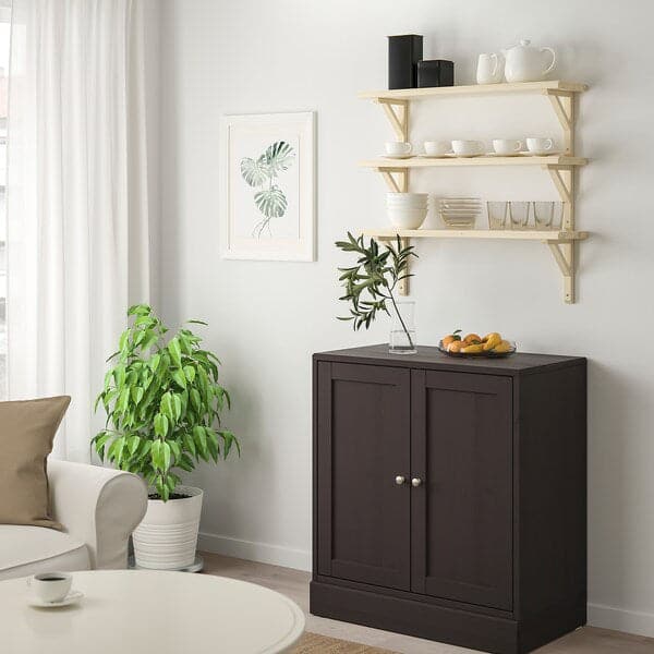 TRANHULT / SANDSHULT - Wall shelf combination, aspen, 80x20 cm - best price from Maltashopper.com 69336335