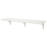 TRANHULT / SANDSHULT wall shelf, white stained aspen, 120x30 cm