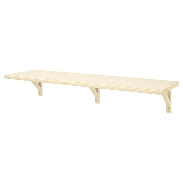 TRANHULT / SANDSHULT - Wall shelf, aspen, 120x30 cm - best price from Maltashopper.com 99326090