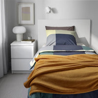 TRATTVIVA - Bedspread, yellow-brown, 150x250 cm - best price from Maltashopper.com 60564261