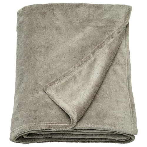 TRATTVIVA - Bedspread, light grey-green, 150x250 cm