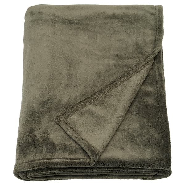 TRATTVIVA - Bedspread, dark grey-green, 230x250 cm - best price from Maltashopper.com 60566175