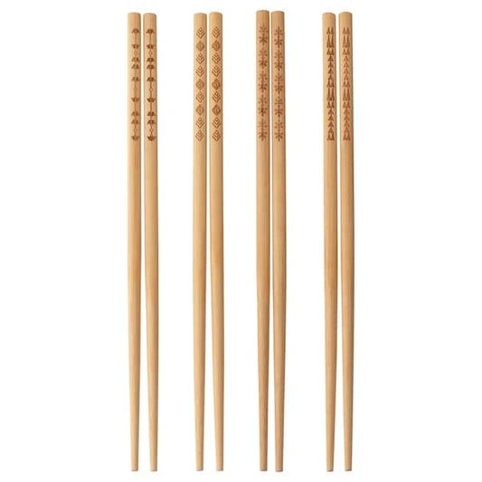 TREBENT - Chopsticks 4 pairs, bamboo - best price from Maltashopper.com 90342971