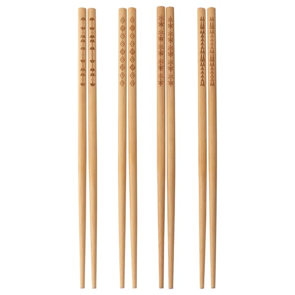 TREBENT - Chopsticks 4 pairs, bamboo