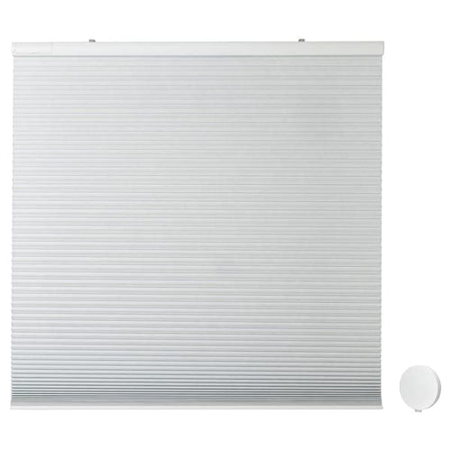 TREDANSEN - Block-out honeycomb blind / hub kit, white, 120x195 cm