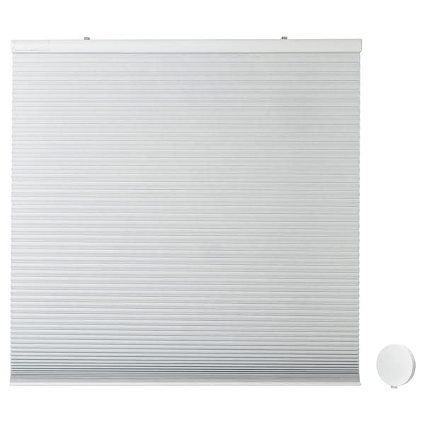 TREDANSEN - Block-out honeycomb blind / hub kit, white, 120x195 cm