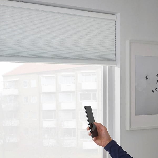 Ikea TREDANSEN Blockout cellular blind wireless/batteryoperated white 140x195 cm , 140x195 cm