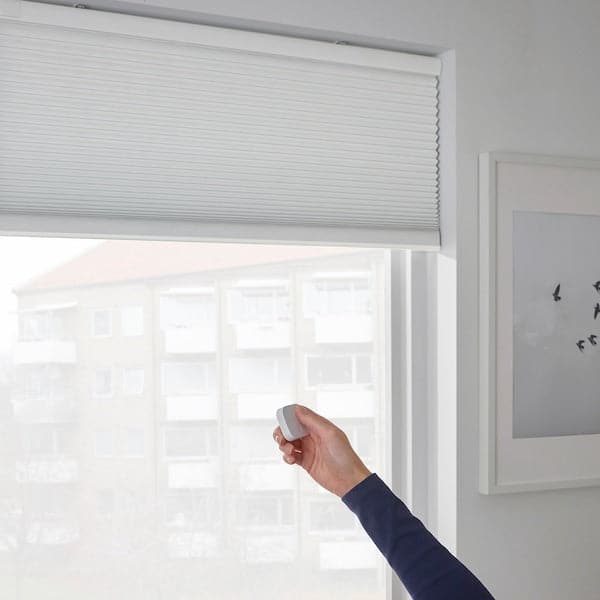 Ikea TREDANSEN Blockout cellular blind wireless/batteryoperated white 120x195 cm , 120x195 cm