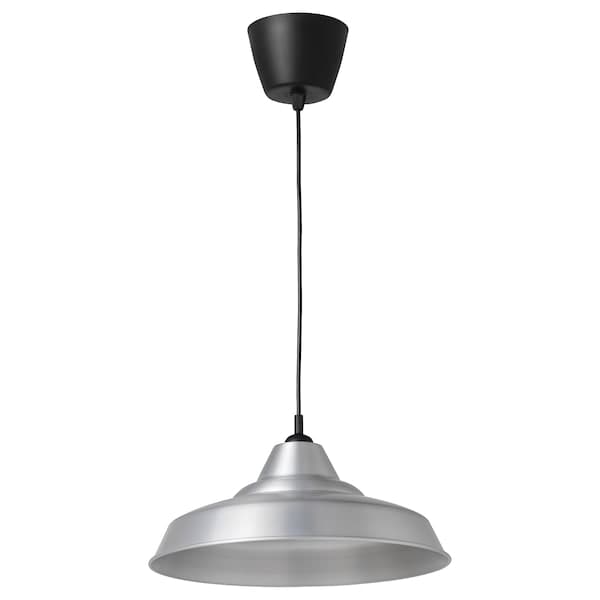 TRETTIOEN - Pendant lamp, aluminium-colour, 38 cm - best price from Maltashopper.com 70501268