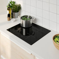 TREVLIG - Induction hob, IKEA 300 black, 59 cm - best price from Maltashopper.com 50467835
