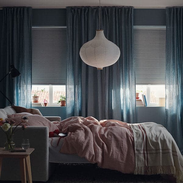 TRIPPEVALS - Block-out cellular blind, white, 120x195 cm - best price from Maltashopper.com 60506544