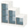 TROFAST - TROFAST Storage combination with boxes, white/grey-blue, 99x44x94 cm