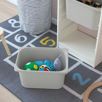 TROFAST - Storage combination with boxes, white/grey, 46x30x145 cm - best price from Maltashopper.com 99533320