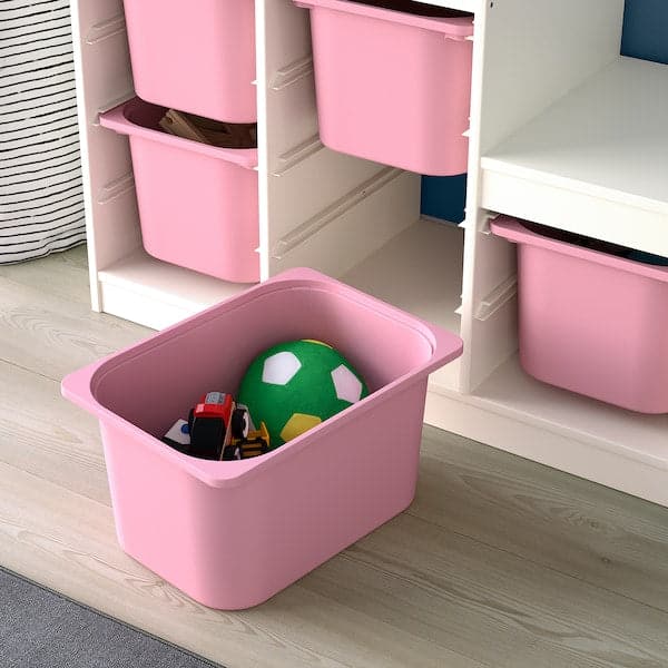 TROFAST - Storage combination, white/pink, 99x44x94 cm - best price from Maltashopper.com 29335535