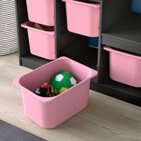 TROFAST - Storage combination, grey/pink, 99x44x94 cm - best price from Maltashopper.com 29526865