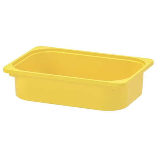 TROFAST - Storage box, yellow, 42x30x10 cm