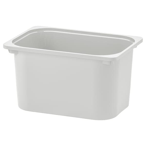 TROFAST - Storage box, grey, 42x30x23 cm