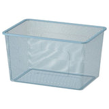 TROFAST mesh storage box, grey-blue, 42x30x23 cm