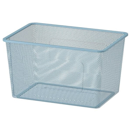 TROFAST - Mesh storage box, grey-blue, 42x30x23 cm