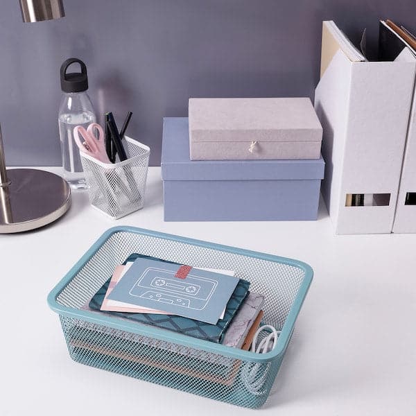 TROFAST - Mesh box, grey-blue, 20x30x10 cm - best price from Maltashopper.com 60530068