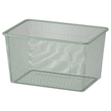 TROFAST mesh storage box, light green-grey, 42x30x23 cm